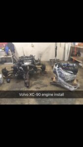 Volvo XC-90 engine install