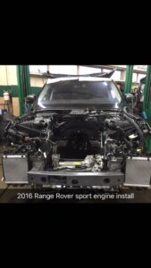 2016 Range Rover sport engine install