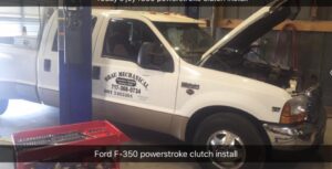 Ford F-350 powerstroke clutch install