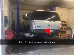 Ford Expedition rear brake lines